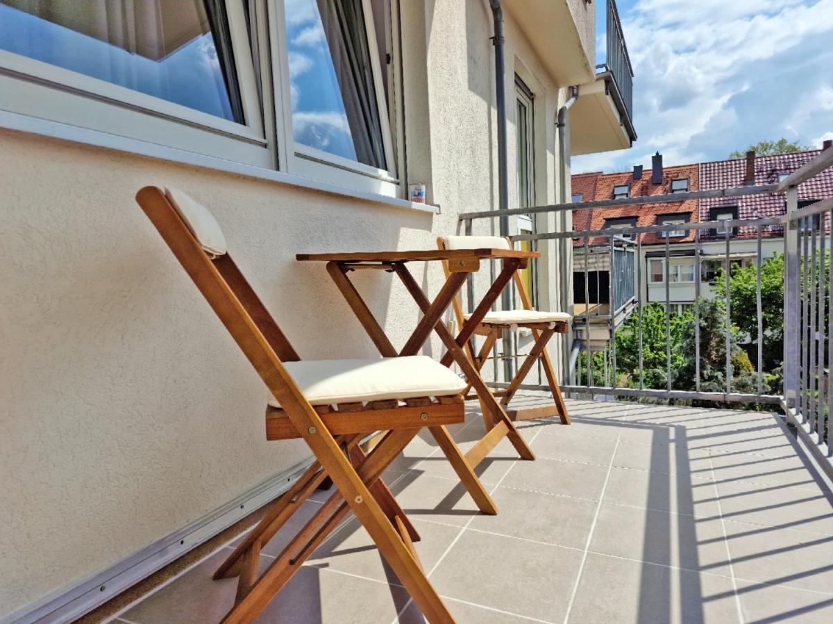 Happyside O Free Park O Balkon O Nespresso O Wlan Apartment Leipzig Bagian luar foto